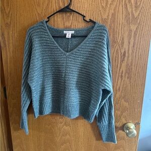 Sincerely Jules V-Neck Ribbed Sweater - Teal